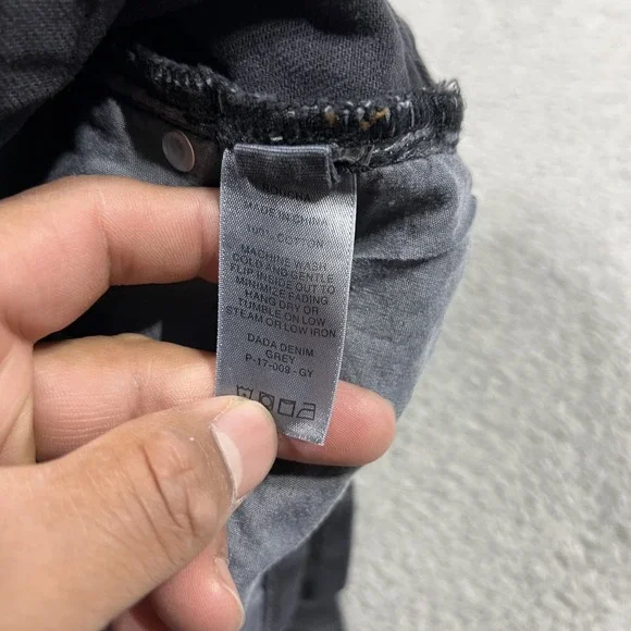 Roucha Jeans Womens Size D 16-18 Over 5'4 Dada Gray Pleated Ankle New - Picture 9 of 16